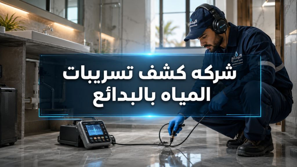 شركه كشف تسريبات المياه بالبدائع