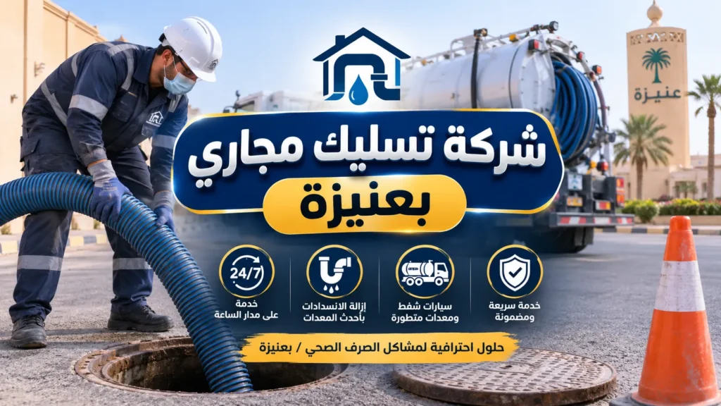 شركة تسليك مجاري بعنيزه