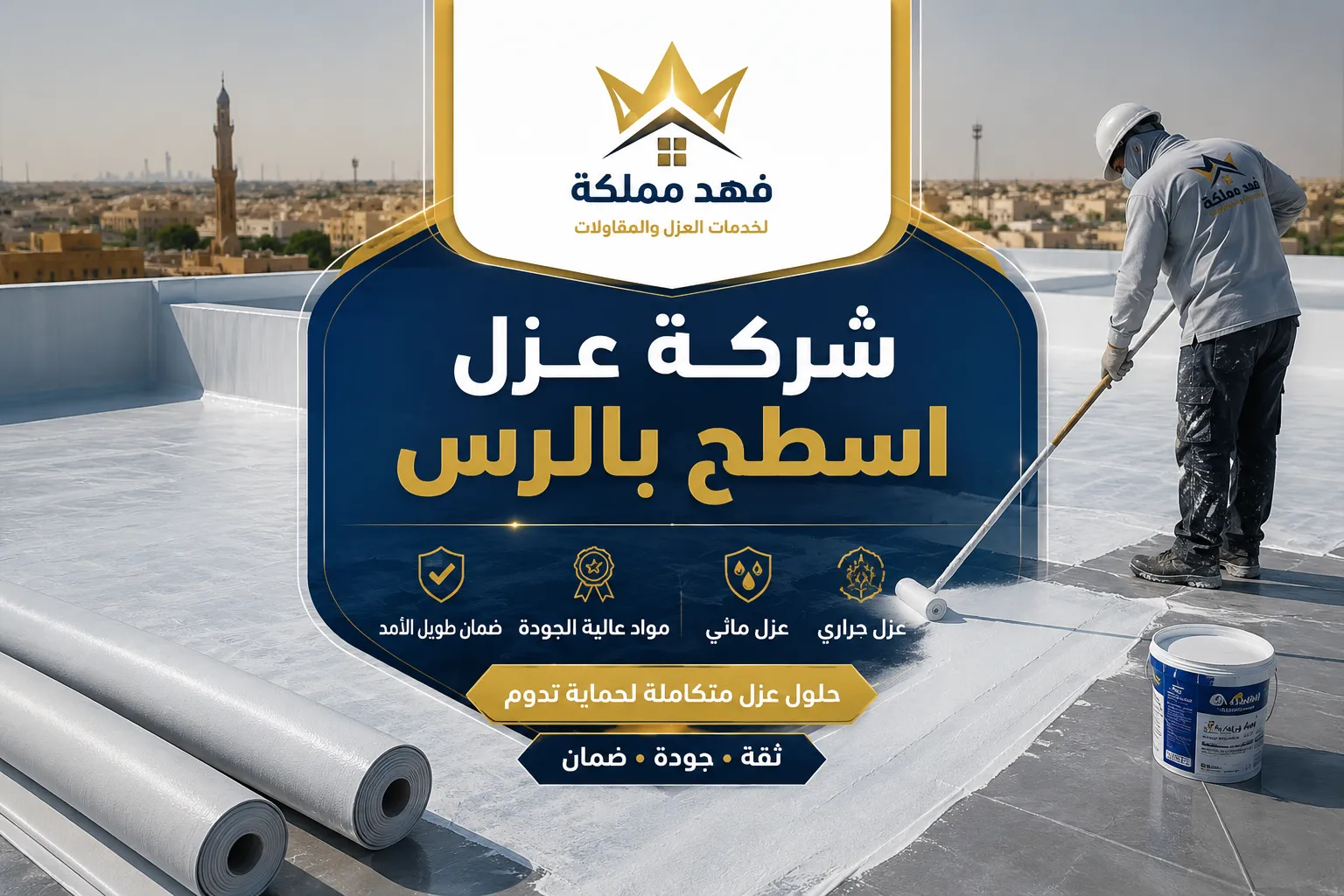 شركة عزل اسطح بالرس