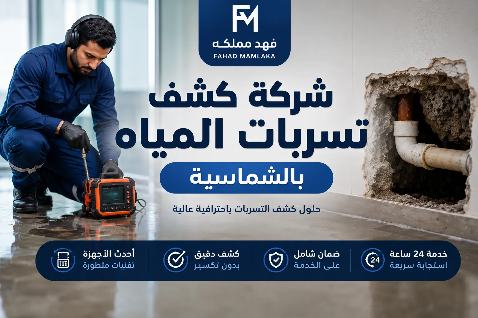 شركة كشف تسربات المياة بالشماسية