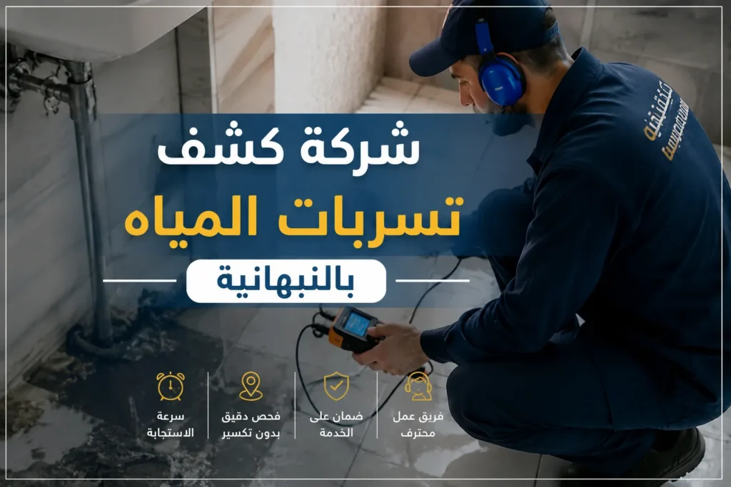 شركة كشف تسربات المياه بالنبهانية