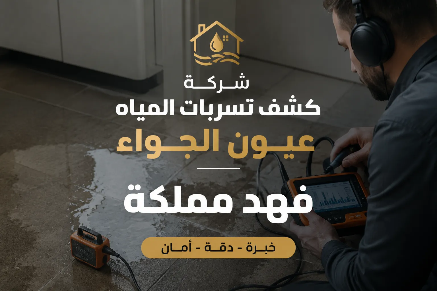 شركة كشف تسربات المياه عيون الجواء بأحدث الأجهزة | الايجار