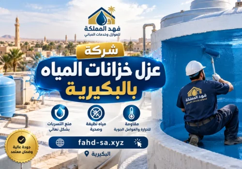 شركة عزل خزانات المياه بالبكيرية حلول احترافية بضمان 5 سنوات