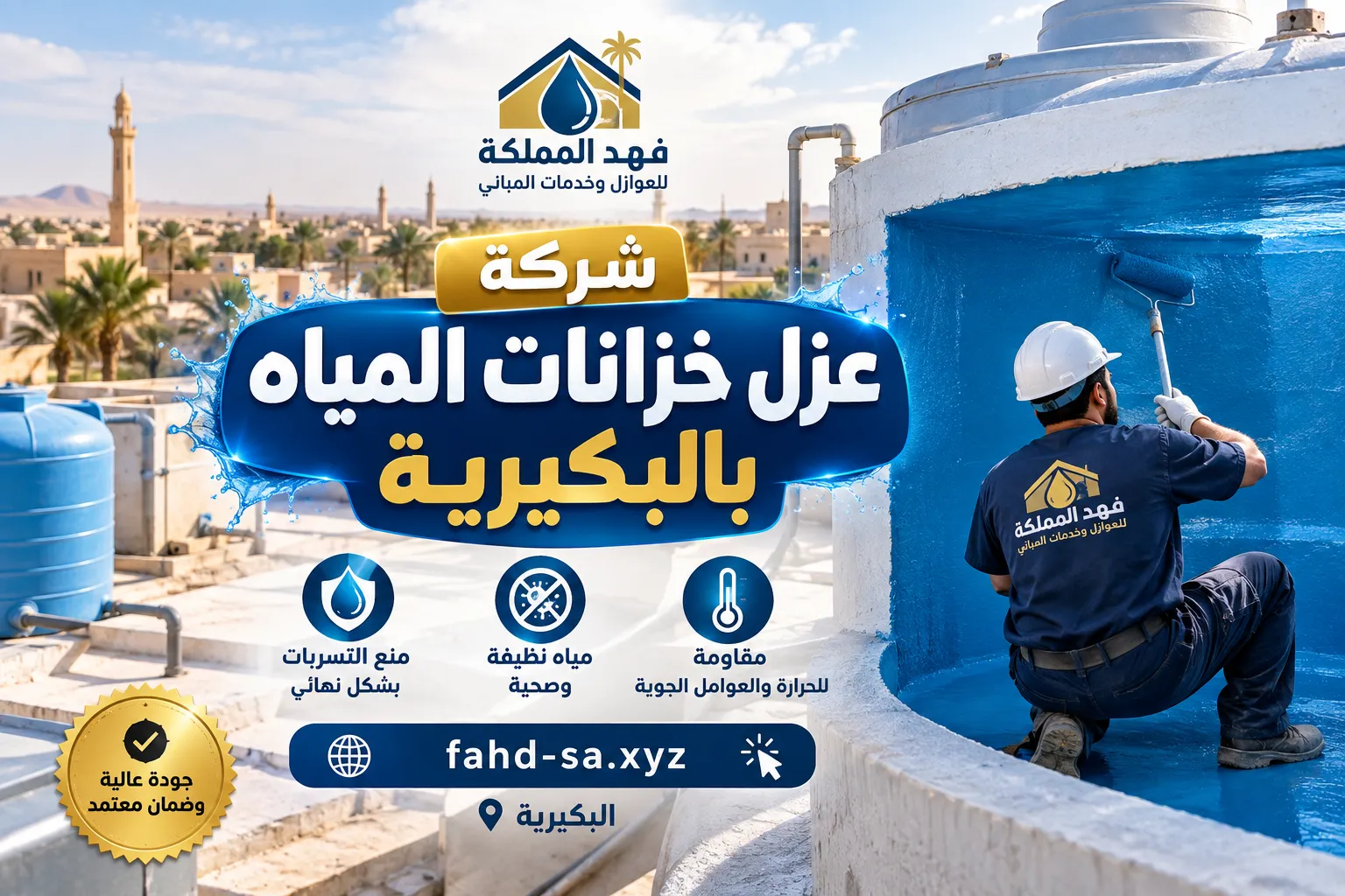 شركة عزل خزانات بالبكيرية